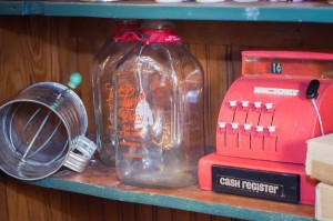 antique cash register - red cash register           