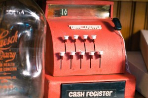 Antique cash register  