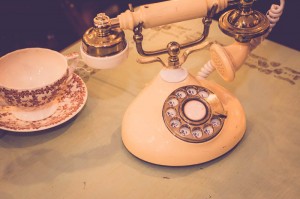 old fashion - antique telephone           